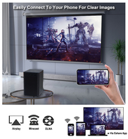 Pour Vidéoprojecteur LED Intelligent Everycom H6 Max 1080P Full HD Android 12.0 Compatible 4K Portable Mise au Point Automatique Cinéma Maison 2G RAM