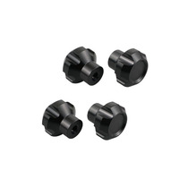 Pièces CNC personnalisées en acier inoxydable/aluminium, tolérance 0,01 mm, bouton de commande de tableau de bord rétro vintage à vis de réglage, pour Hot Rod classique