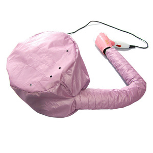 Gorro Secador de Pelo Eléctrico con Calentamiento y Manguera para Tratamiento Capilar, Uso en Salón y Hogar, Plateado, Gris, Rosa, Negro - Product Image 4