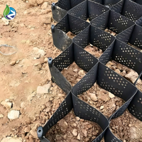 Промышленная наружная геосетка из HDPE зеленого цвета для защиты берегов рек, укрепления грунта, сотовая сетка