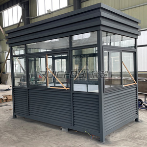 Poste de Garde Extérieur Robuste en Acier Fabriqué, Cabine de Sécurité Soudée - Product Image 3