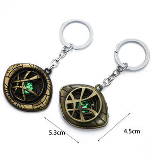 Llavero Redondo de Metal de <span class=keywords><strong>Doctor</strong></span> <span class=keywords><strong>Strange</strong></span>, Ojo de Agamotto, Giratorio, Llaveros Personalizados al por Mayor - Product Image 6