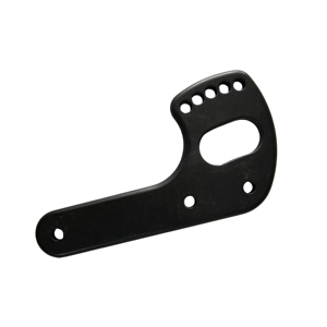 Support latéral fixe pour siège baquet de voiture, noir, revêtement antirouille, réglage multi-niveaux de hauteur, accessoires pour siège de course - Product Image 1