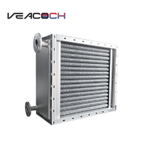 Intercambiador de Calor Aletado Resistente a la Corrosión a Altas Temperaturas para Gases de Combustión de Hornos de Fusión, Ideal para la Recuperación de Calor Residual