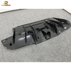 Novit Style Dry Carbon Fiber Rear Bumper <b>Diffuser</b> <b>for</b> Ferrari 488 GTB Spider 2015-2018 Carbon Rear Lip <b>Car</b> Conversion Kits Parts - Product Image 6