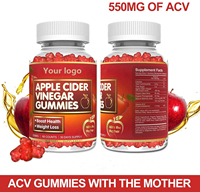 Vente chaude de jus Mg plus élevé dans la gomme de vinaigre liquide perte gomme pomme cidre vinaigre gommes pour la perte de poids