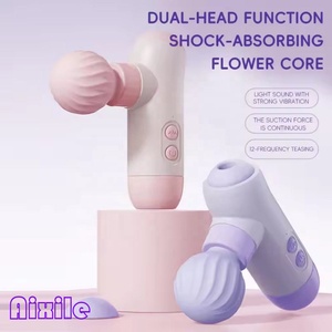 Vibrador tipo varita para mujeres, juguetes sexuales para adultos, estimulador de clítoris y punto G para mujeres o para la diversión en pareja, 12 modos de vibración, 12 modos de succión - Product Image 3