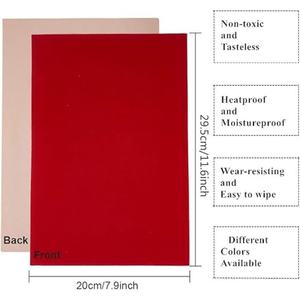 Láminas de Tela de Terciopelo Autoadhesivas Tamaño A4 Colores Variados <span class=keywords><strong>Fieltro</strong></span> <span class=keywords><strong>con</strong></span> Reverso Adhesivo para Manualidades - Product Image 2