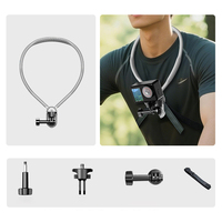 Base magnétique à dégagement rapide Hongdak pour Insta360 X5/X4/Air/Ace Pro2, adaptateur de montage rapide pour trépied et accessoires