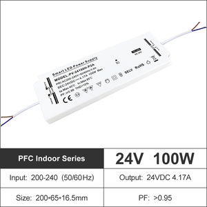 Controlador LED de 36W-150W CV con Alto Factor de Potencia (PF>0.95), Sin Parpadeo, IP20, Fuente de Alimentación para Iluminación LED, 100-240/200-240VAC, DC12V-24V - Product Image 4