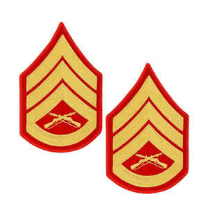 Prix bas directement de l'usine, avec le meilleur service OEM, badges décoratifs en chevrons et chevrons brodés personnalisés - Product Image 1