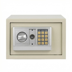 Cajas Fuertes Electrónicas Digitales con Teclado y Cerradura con Llave, Gabinete <span class=keywords><strong>de</strong></span> Seguridad Antirrobo para el Hogar, Oficina, Hotel, Almacenamiento <span class=keywords><strong>de</strong></span> Efectivo, Joyas y Documentos - Product Image 5