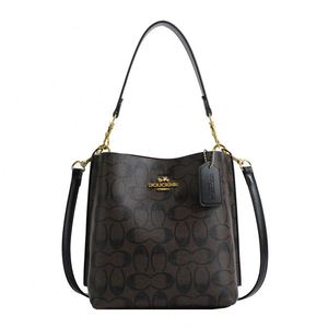 Le sac bandoulière en forme de seau pour femme a une grande capacité et est doublé de matériau PU (fabriqué en fibre de polyester). - Product Image 2