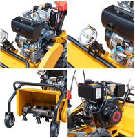 Offre Spéciale – Tracteur de Jardin Multifonctionnel Manuel Autopropulsé 170F/177F à Essence, Tondeuse, Désherbeuse et Motoculteur Rotatif
