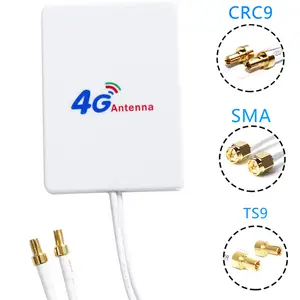 Hongsense 700 ~ 2700mhz 4g LTEワイヤレスMIMOアンテナTS9コネクタ付き4g信号ブースターアンテナ