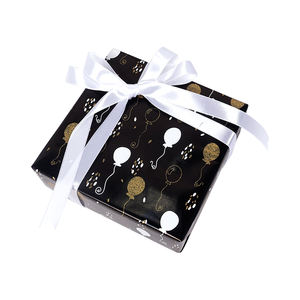 Papel de cumpleaños revestido al por mayor 80g 43*300cm papel de regalo personalizado de lujo para embalaje - Product Image 1