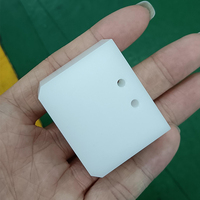 Service de fraisage CNC sur mesure, support de capteur en POM blanc, pièces de machine à fraiser CNC