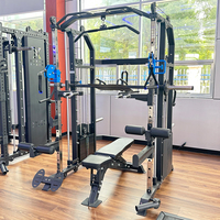 Vente de machine Smith multifonctionnelle de qualité commerciale pour usage domestique, équipement de musculation tout-en-un