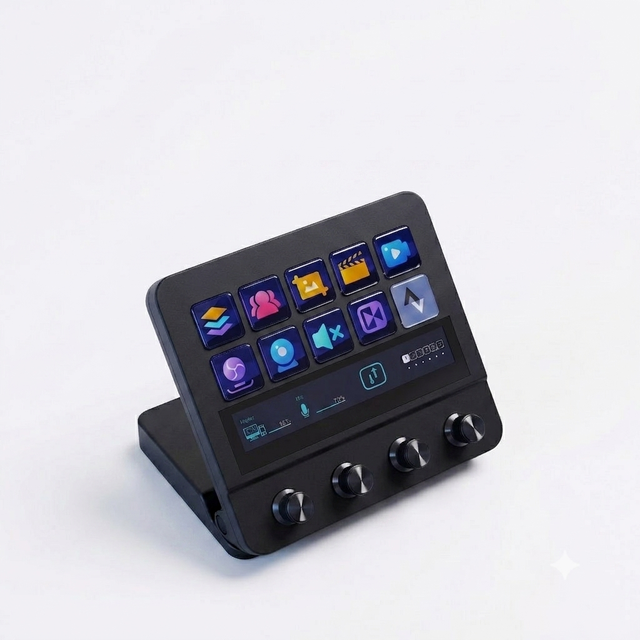 MiraBox N4 Gaming Macro Keyboard USB Type C Controller with Programmable Keys for PC Gaming Setup