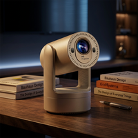 Mini projecteur intelligent J3 720P 200 ANSI avec mise au point automatique permanente, Android 9, WiFi6, BT 5.2, haut-parleur 3W, batterie intégrée, portable