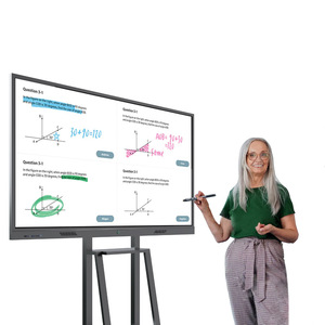 Pizarra interactiva inteligente multifunción con pantalla plana interactiva de 55 pulgadas 4K, OEM de fábrica, todo en uno, para conferencias y reuniones. - Product Image 4