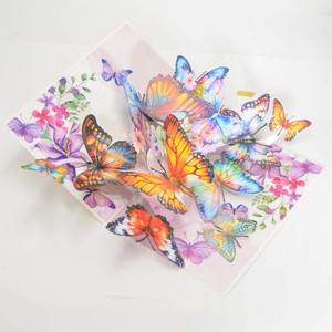 3D Pop Up Greeting Card Premium <b>Paper</b> Laser Cut Colorful Butterfly Design Birthday Wedding Anniversary Gift Card - Product Image 4