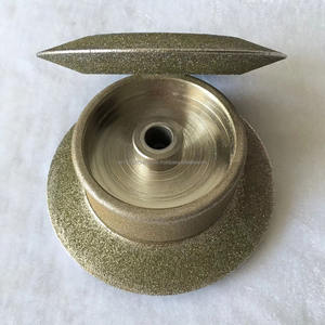 La rueda de metal de diamante electrochapado 12A2 para la molienda de acero de molde utiliza tecnología de Unión vitrificada - Product Image 4