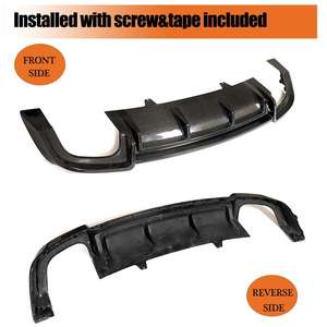 Diffusore Posteriore in Fibra di Carbonio per Auto, Labbro Inferiore del <span class=keywords><strong>Paraurti</strong></span> per <span class=keywords><strong>Audi</strong></span> S5 <span class=keywords><strong>A5</strong></span> B9 2017 2018 2019 Coupé Sportback 2 Porte 4 Porte - Product Image 5