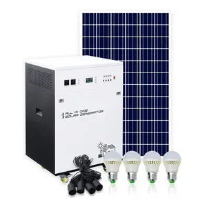 即插即用太阳能家用系统移动家用太阳能电池板系统 5000W