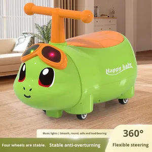 Bicicleta de Equilibrio para Niños de 1 a 4 Años, Bicicleta de Equilibrio de Cuatro Ruedas para Bebés, Niños y Niñas, Andador Deslizante - Product Image 3