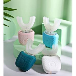 Spazzolino Elettrico Automatico a U in Silicone Sbiancante a Ultrasuoni per Bambini e Adulti a 360 Gradi - Product Image 2