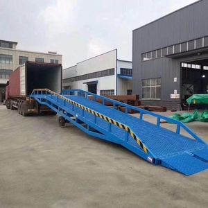 Mobile Boarding Bridge kontainer bongkar muat Platform Forklift truk untuk memanjat tangga kontainer mengangkat kemiringan - Product Image 6