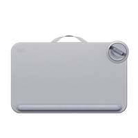 Tour de lit pour ordinateur portable, Table pour ordinateur portable avec oreiller doux et plateau rembourré pour la maison et le bureau, convient aux ordinateurs portables jusqu'à 17 pouces