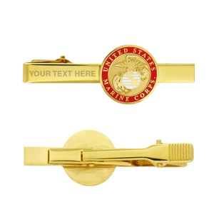 12 años de fábrica personalizado Metal <span class=keywords><strong>esmalte</strong></span> Color chapado en oro <span class=keywords><strong>plateado</strong></span> Clip de corbata artesanía regalo - Product Image 1
