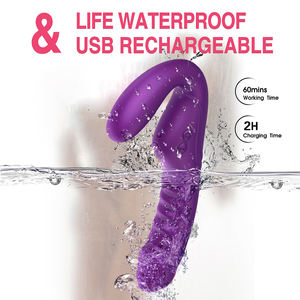 Afstandsbediening 10 Frequentie Trillingen G-Spot Stimuleren Echte Seks Genot Krachtige Dubbele Hoofd <span class=keywords><strong>Dildo</strong></span> Vibrator Seksspeeltje Voor Lesbienne - Product Image 5