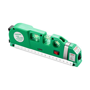 Niveau laser vert 520 nm avec bulle et échelle de mesure pour usage bricolage - Product Image 1