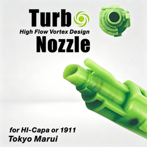 Boquilla de aire Turbo GBB para HiCapa 1911, diseño de vórtice de alto flujo, compatible con pistolas de gas Tokyo Marui <span class=keywords><strong>serie</strong></span> 1911 - Product Image 4