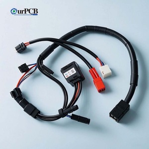 Cable de Control de Bloqueo de Capucha Coaxial USB Tipo C Enrollado, Fabricación de Cables Personalizados, Arnés de Cableado para <span class=keywords><strong>Tractor</strong></span>, Banco de Trabajo - Product Image 4