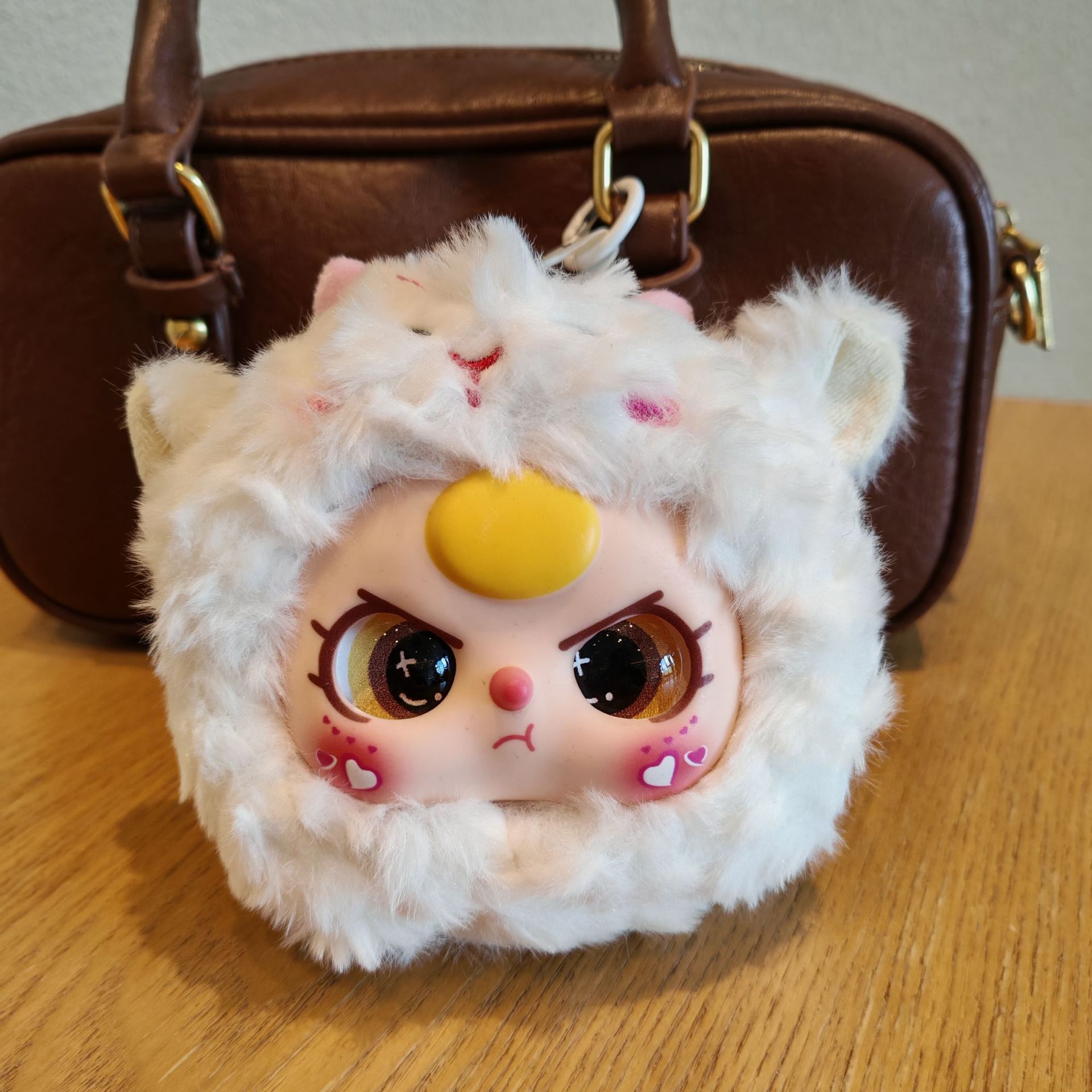 Agneau 12cm-poupée de vinyle rouge net]