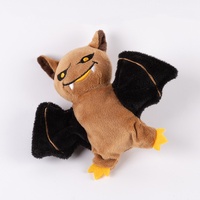 Jouet en peluche pour chat rechargeable et écologique avec son et ailes vibrantes, jouet électrique lavable pour animaux de compagnie pour Halloween