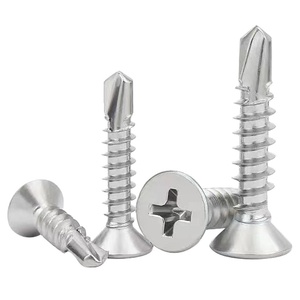 Vis autoperceuse à tête fraisée en acier inoxydable 410, vis à queue de croix, vis à queue de colombe, vis à tête plate, M5/M6 - Product Image 1