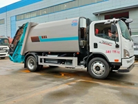 Camion compacteur de déchets diesel à boîte de vitesses manuelle 11000L Euro 6, rapport de compression élevé, 4x2, pour collecte de déchets résidentiels et urbains