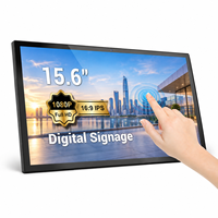 Monitor Layar Sentuh FHD 15.6 inci Grosir, Tablet Panel PC Android yang Dapat Dipasang di Dinding untuk Ruang Rapat dan Konferensi