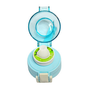 Botella de Agua Ecológica de Tritán de 650 ml, Libre de BPA, con Logotipo Personalizado, para Deportes, Gimnasio, Niños, Campamento, Viajes en Avión, Cápsulas de Sabor - Product Image 4