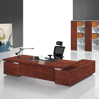 Bureau de direction moderne en bois massif de haute qualité personnalisable, marque KALN, matériau vert durable, modulaire, garantie de 6 ans