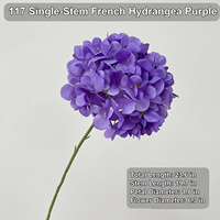 Fleurs artificielles en soie de qualité supérieure HGA Supplier, hydrangeas pour arche de mariage, toile de fond et décoration d'événements hôteliers