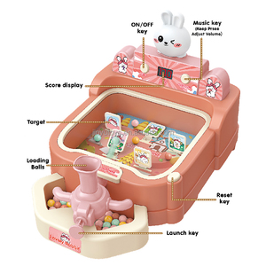 <span class=keywords><strong>Jeu</strong></span> <span class=keywords><strong>de</strong></span> flipper <span class=keywords><strong>de</strong></span> tir pour enfants <span class=keywords><strong>de</strong></span> haute qualité, nouvelle version améliorée, avec affichage du score musical, jouets lion et lapin <span class=keywords><strong>de</strong></span> dessin animé - Product Image 3