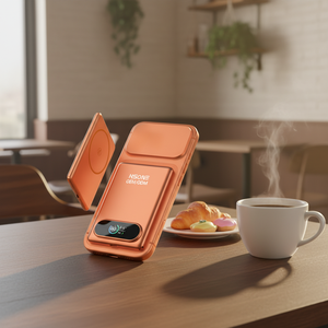 Batterie externe magnétique en aluminium aéronautique LX27 avec charge rapide sans fil 15W PD20W, réseau magnétique N54, écran TFT, 10000mAh - Product Image 1