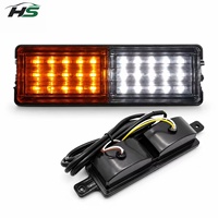 Feu arrière étanche HSSH 30 LED bicolore 10-30V, feu stop, clignotant, marche arrière pour camion et remorque