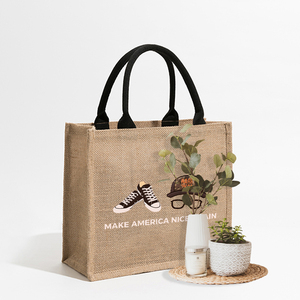 Bolsa de Playa de Lino Personalizada con Diseño <span class=keywords><strong>Harris</strong></span>, para Hacer América Grande y Bella de Nuevo, Bolsa de Regalo Monogramada para Mujer - Product Image 5